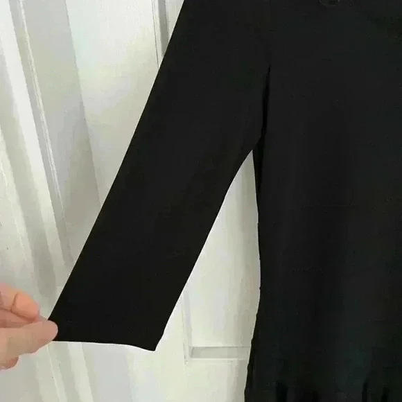 BNWT Nueva Black Tiered/ Ruffle Dress Size 8 - Picture 7 of 13